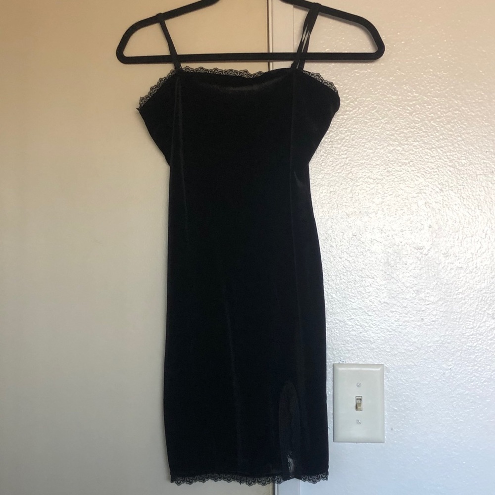 Lingerie-style mini dress